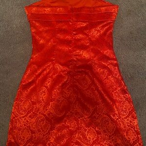 Lucy in the Sky Red mini cocktail dress